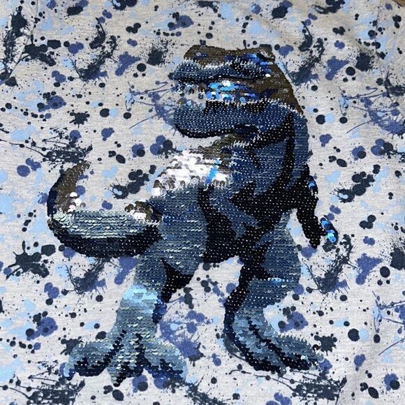 Sequins TRex🦖 🦖 Tee Shirt 👕 - Picture 3 of 17
